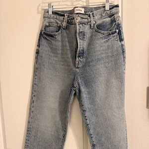 Pistola high rise straight crop jeans